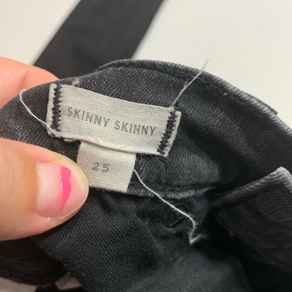 Madewell Black Skinny Skinny Jeans - Picture 7 of 8